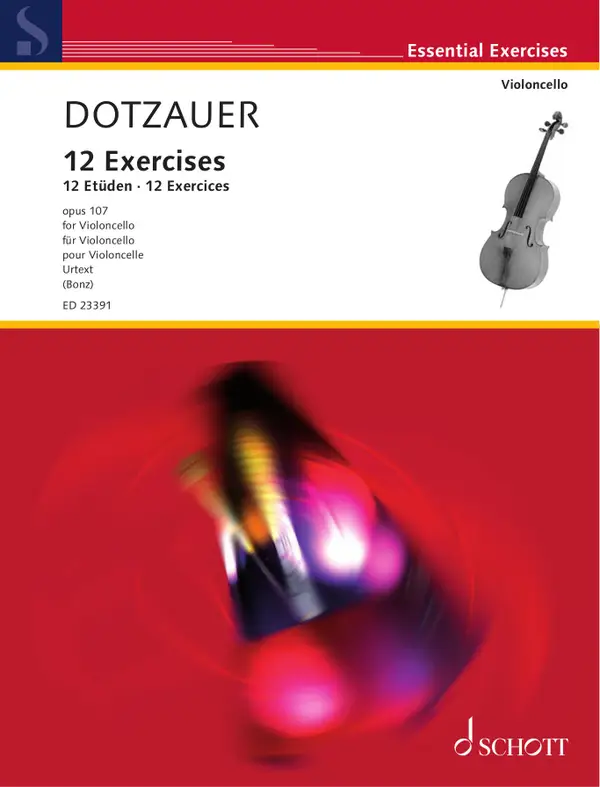 12 Exercises : Op. 107: for Cello