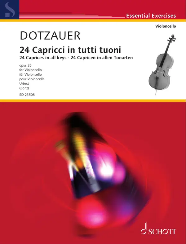24 Caprices in all keys : Op. 35: for Cello