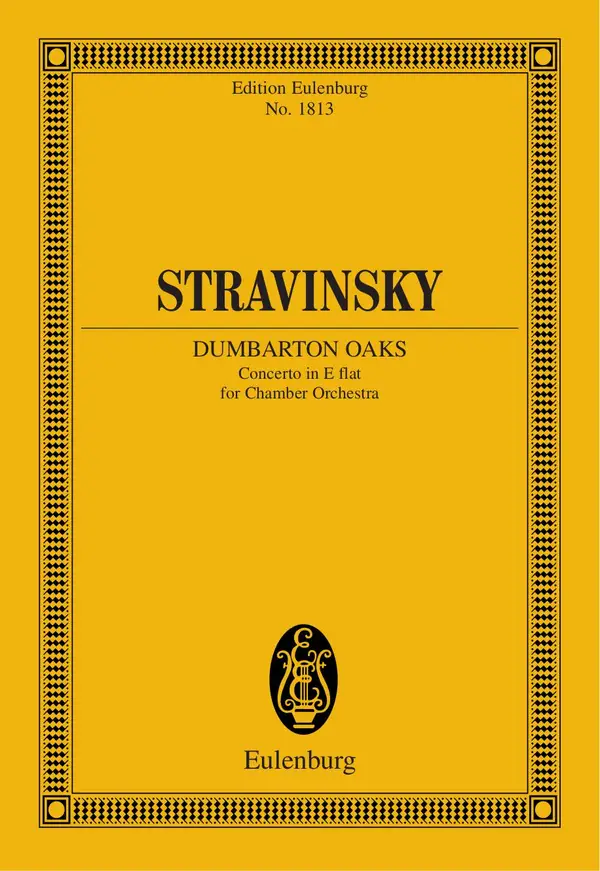 Concerto in Eb "Dumbarton Oaks" : for chamber orchestra