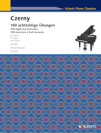 160 Eight-bar Exercises: Op. 821: Piano - Carl Czerny