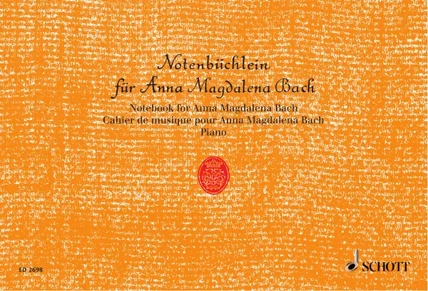 Notebook for Anna Magdalena Bach : for Piano
