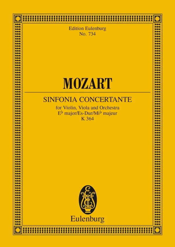 Sinfonia concertante Eb major : K. 364