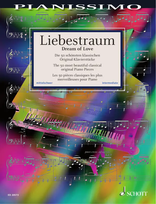 Liebestraum : 50 intermediate original piano pieces