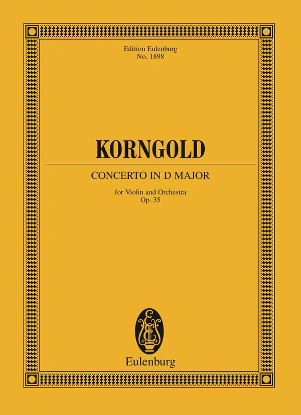 Concerto in D major : for violin and orchestra, Op. 35