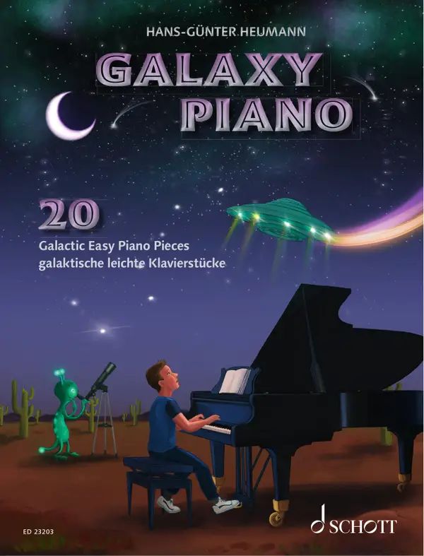 Galaxy Piano : 20 Galactic Easy Piano Pieces
