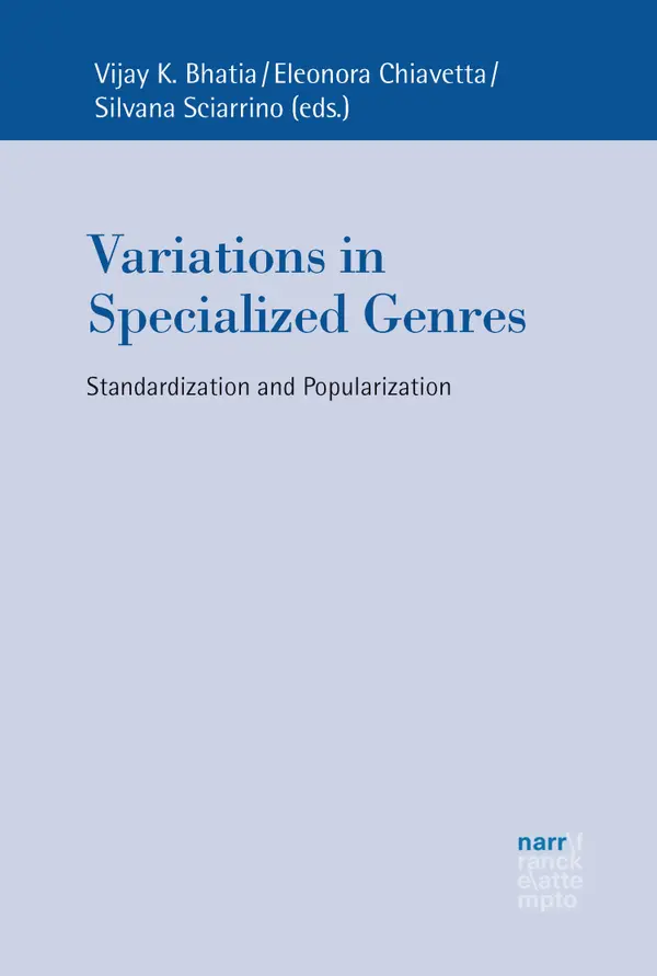 Variations in Specialized Genres : Standardization and Popularization