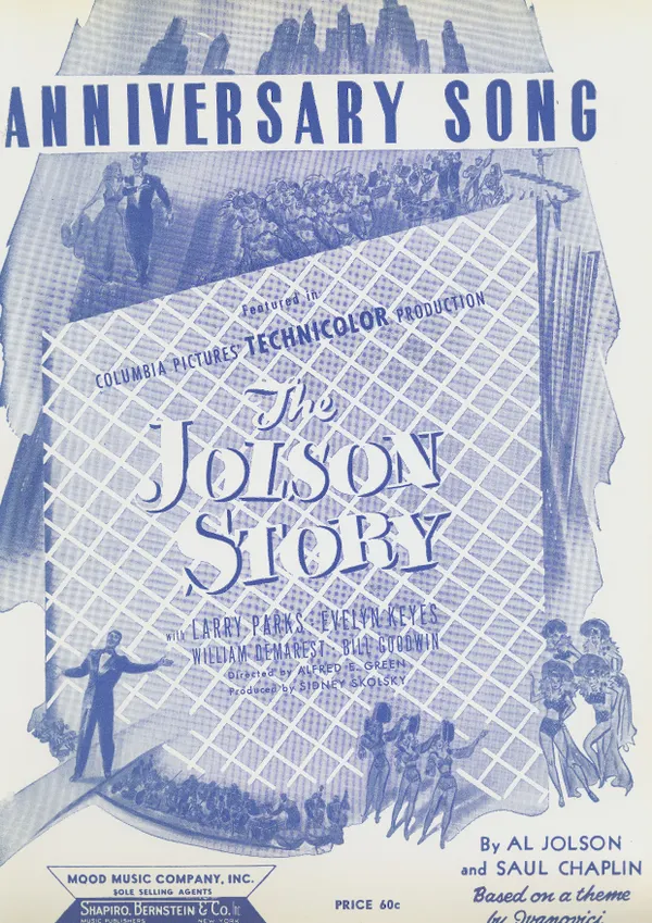 Anniversary Song : performed by Al Jolson and many other artists, Popular Standard, Single Songbook