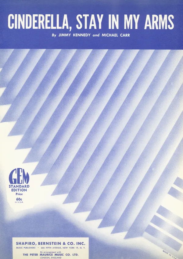 Cinderella, Stay In My Arms : as performed by Glen Miller and many other artists, Single Songbook