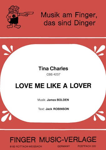 Love me like a Lover