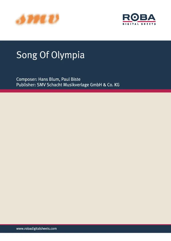 Song Of Olympia : Single Songbook
