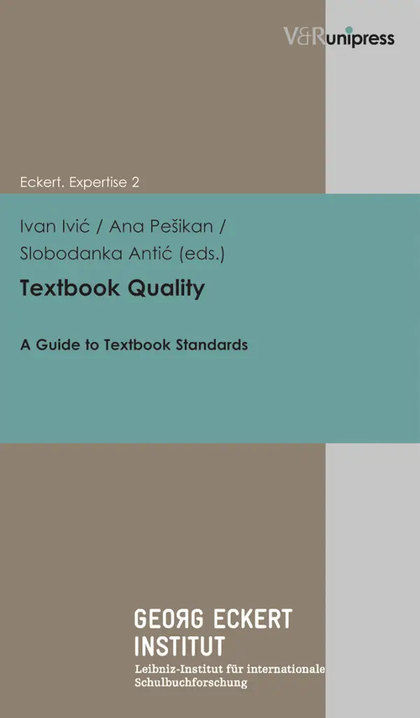 Textbook Quality : A Guide to Textbook Standards