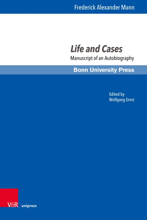 Life and Cases : Manuscript of an Autobiography