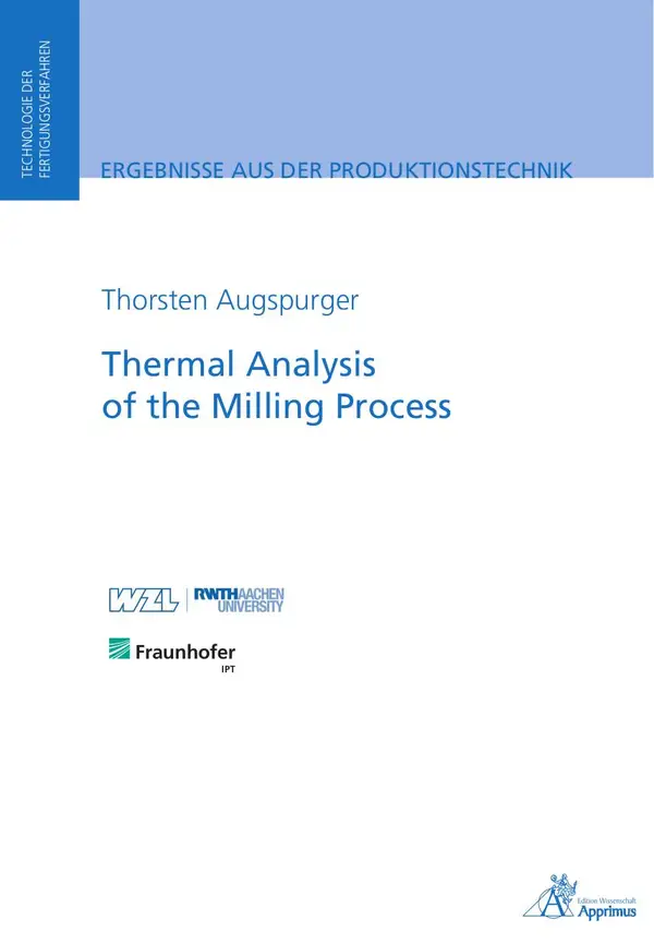 Thermal Analysis of the Milling Process