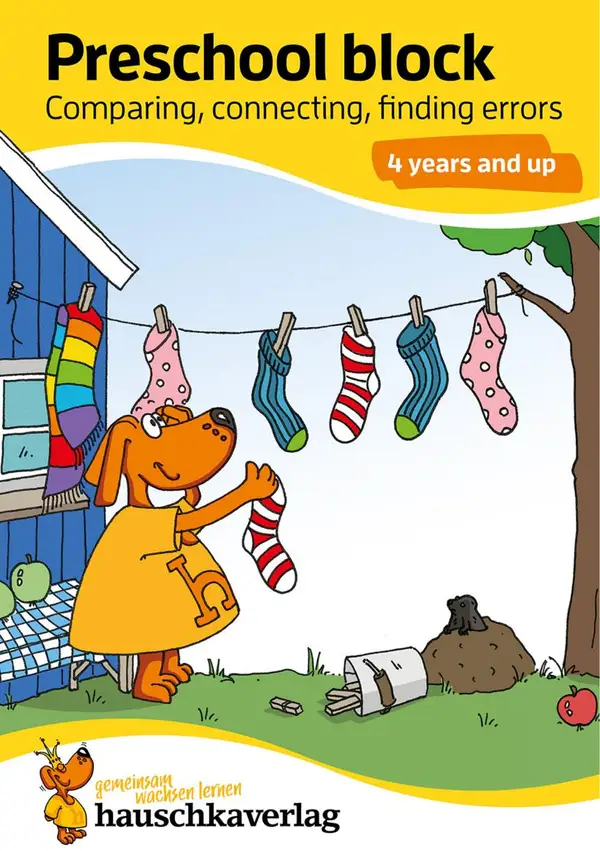 Preschool block - Comparing, connecting, finding errors 4 years and up : Different and exciting excercises with solutions