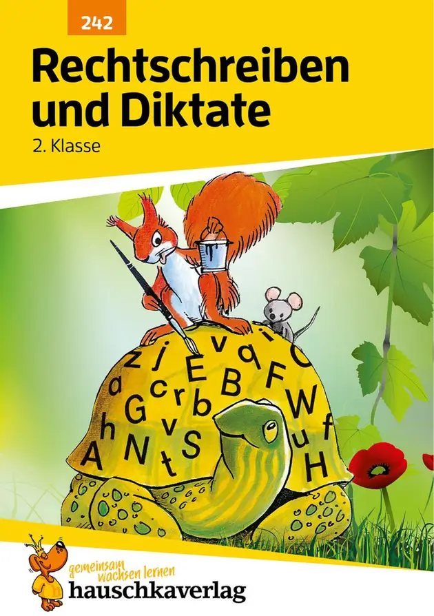 Deutsch 2. Klasse Übungsheft - Rechtschreiben und Diktate : Richtig