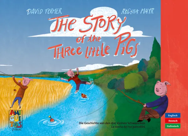 The Story of the three little Pigs - La storia dei tre porcellini - Die Geschichte von den drei kleinen Schweinchen