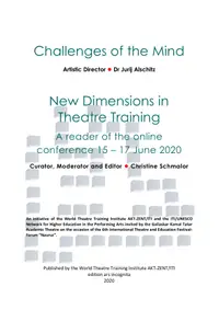 Challenges of the Mind : New Dimensions in Theatre Training
