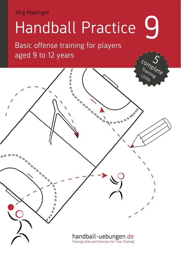 Handball Practice 9 - Basic offense training for players aged 9 to 12 years