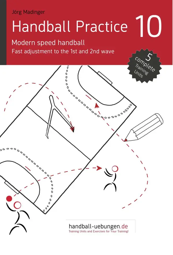 Handball Practice 10 - Modern speed handball: Fast adjustment to the 1st and 2nd wave
