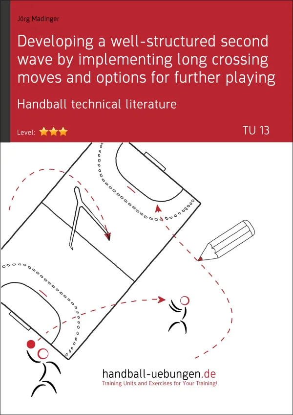 Developing a well-structured second wave by implementing long crossing moves and options for further playing (TU 13) : Handball technical literature