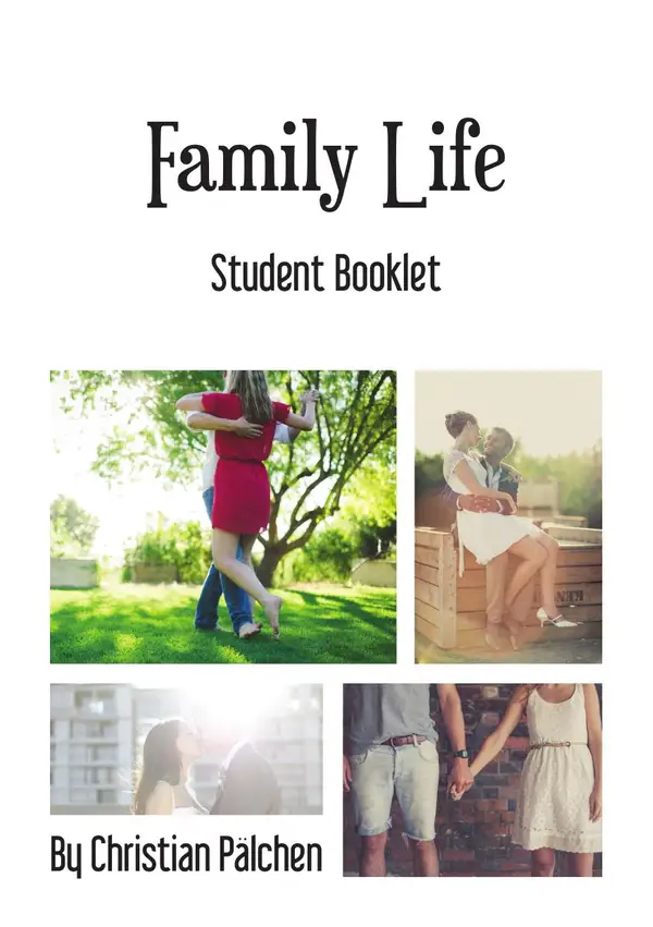 Family Life Student Booklet