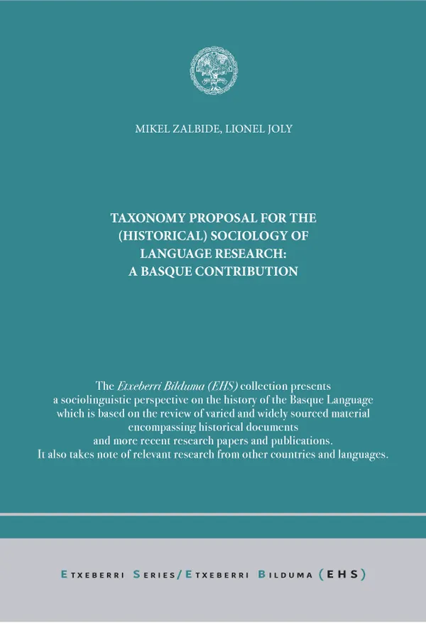 Taxonomy Proposal for the (Historical) Sociology of Language Research : A Basque Contribution
