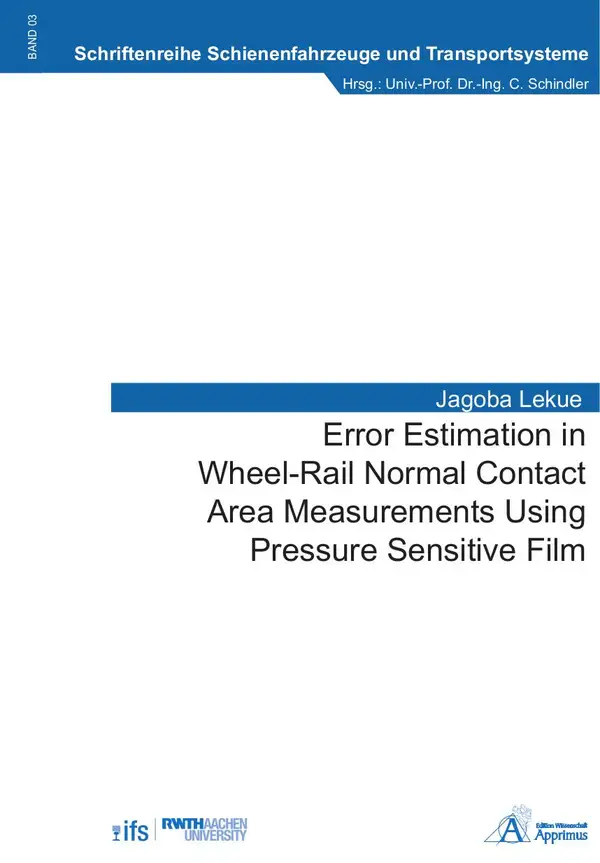 Error Estimation in Wheel-Rail Normal Contact Area Measurements Using Pressure Sensitive Film