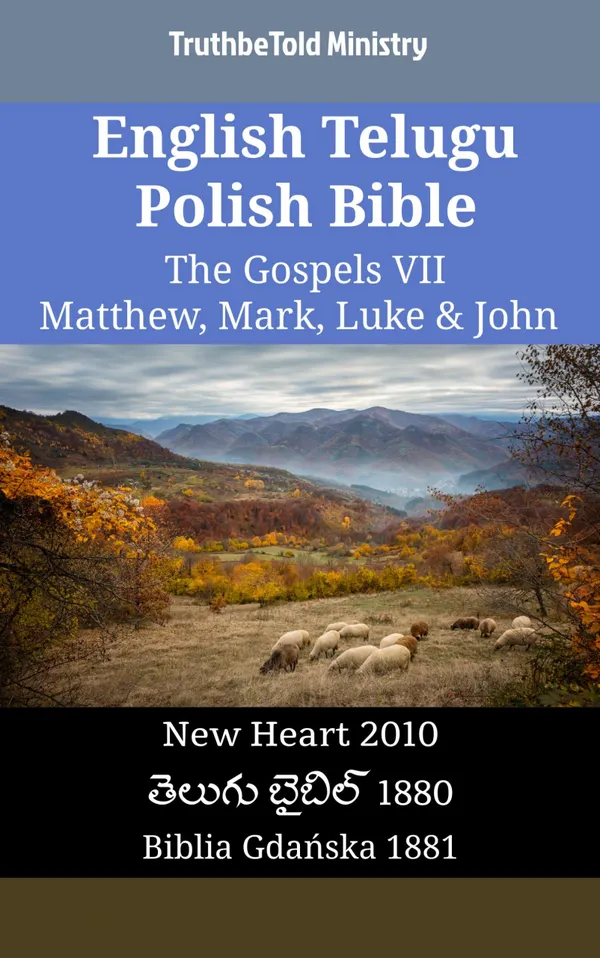 English Telugu Polish Bible - The Gospels VII - Matthew, Mark, Luke & John