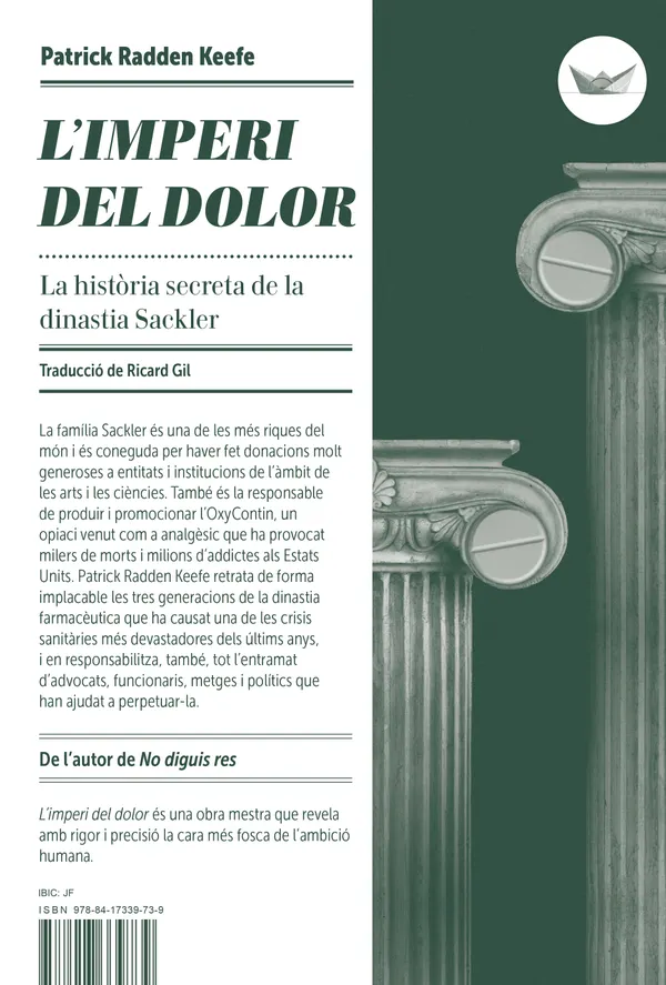 L'imperi del dolor : La història secreta de la dinastia Sackler