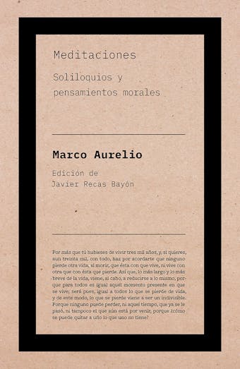 Meditaciones de Marco Aurelio: Soliloquios y pensamientos moreales - Marco Aurelio