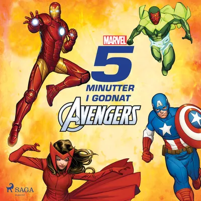 Omslag til Fem minutter i godnat - Avengers