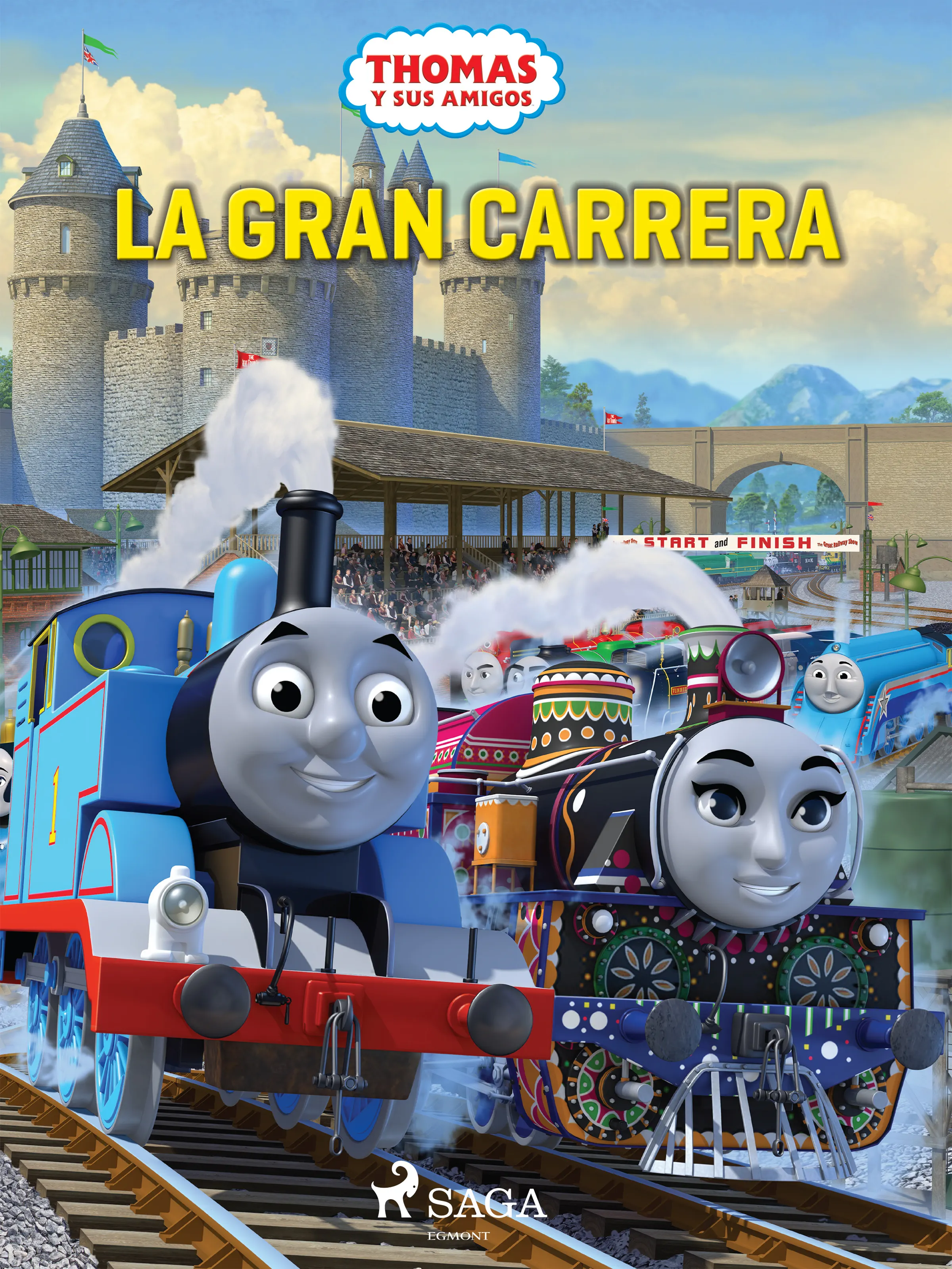 Thomas y sus amigos - La gran carrera – Audiolibro – Mattel – ISBN  9788726923650, image size:2400x3200