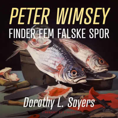 Omslag til Peter Wimsey finder fem falske spor