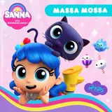Omslag till Sanna och Regnbågslandet – Massa mossa