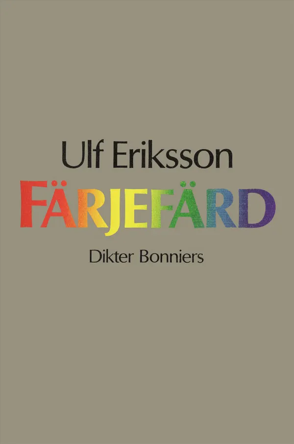 Färjefärd : dikter