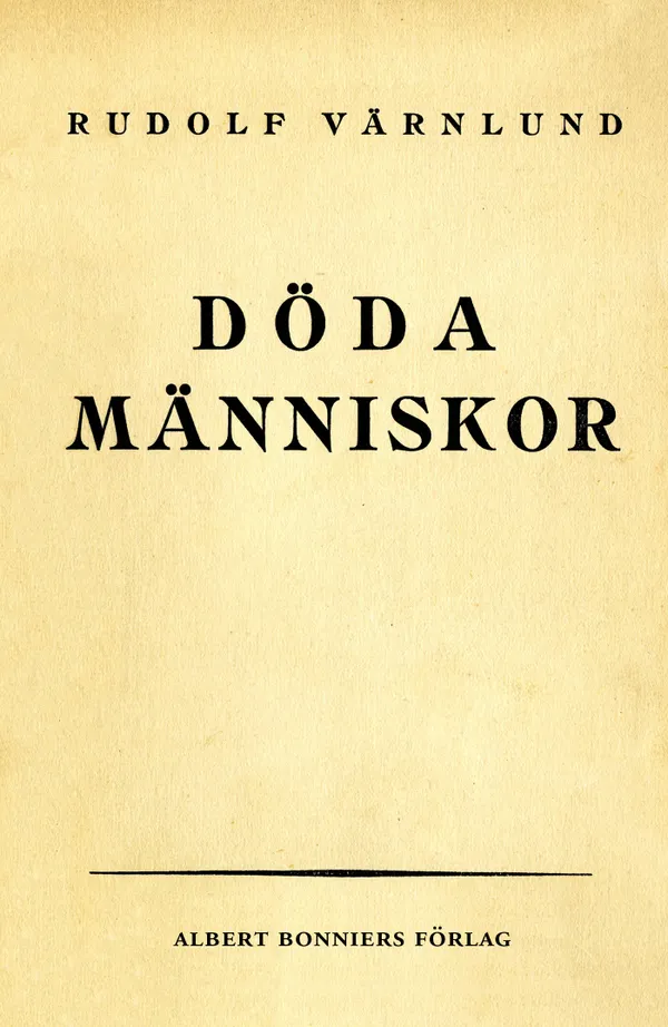 Döda människor : noveller