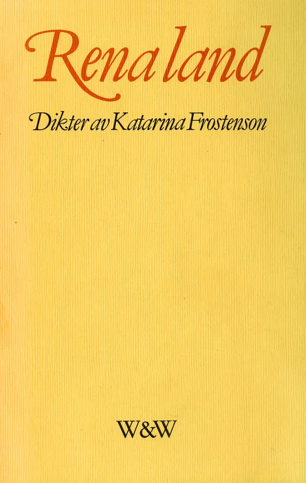 Rena land : dikter