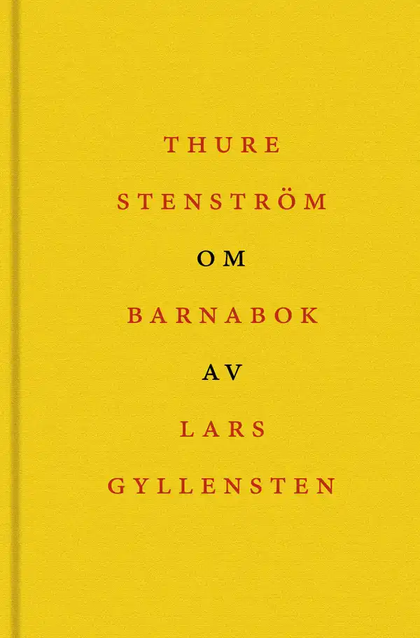 Om Barnabok av Lars Gyllensten