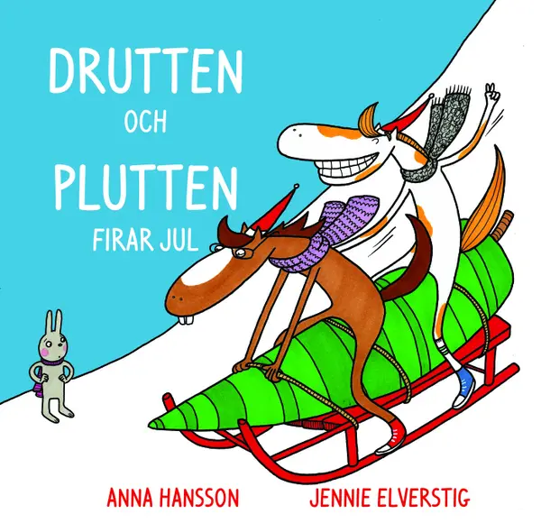 Drutten och Plutten firar jul.