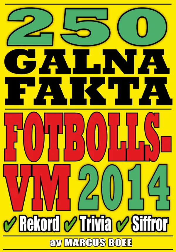 250 galna fakta om fotbolls-VM 2014