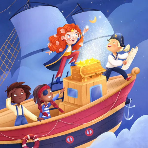 Sky Pirates : Bedtime story for children