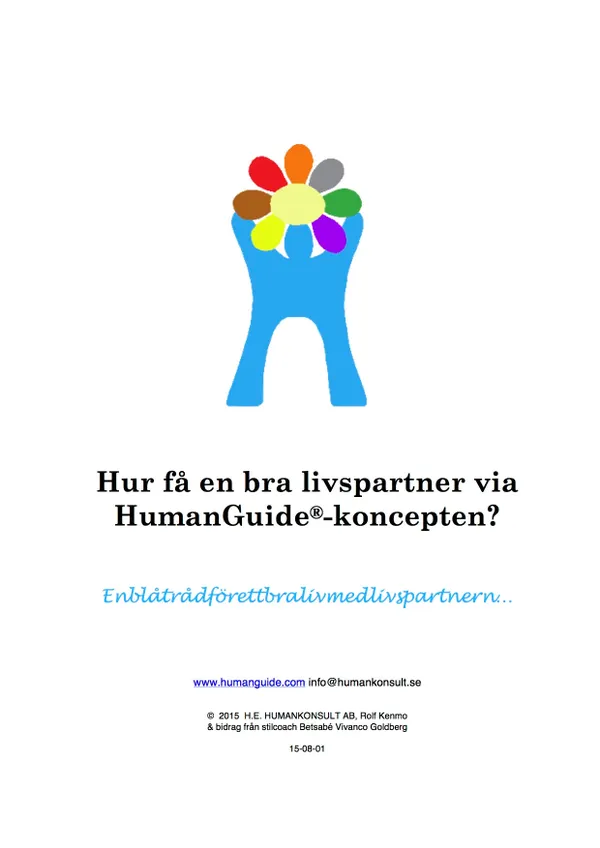 Hur få en bra livspartner via HumanGuide®-koncepten?