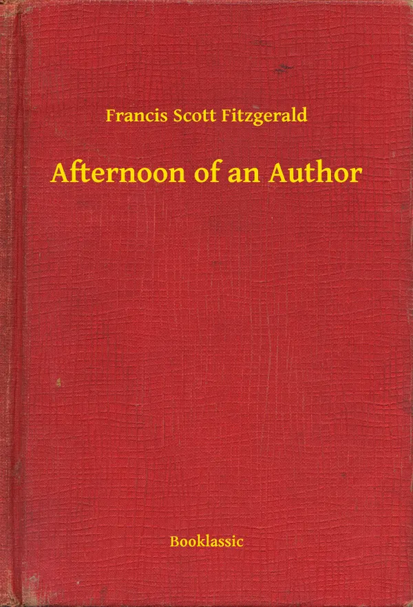 Afternoon of an Author