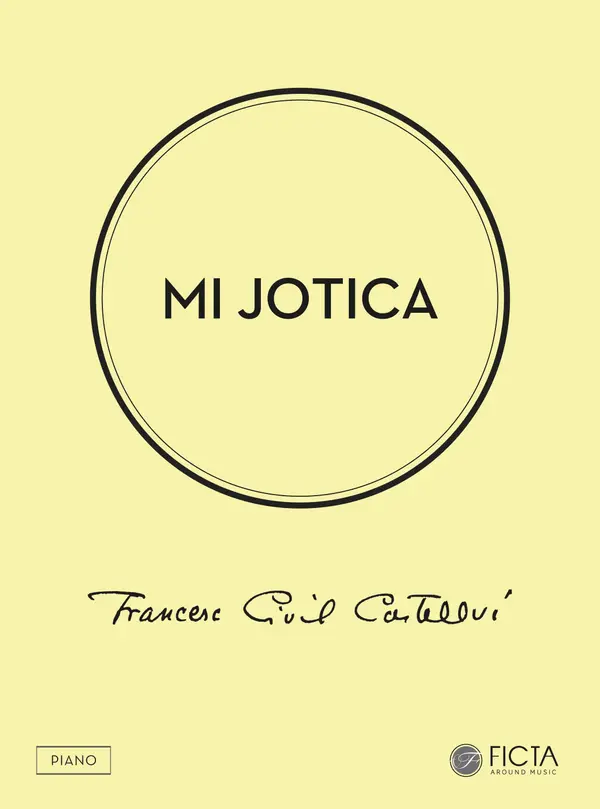 Mi jotica : Per a piano sol