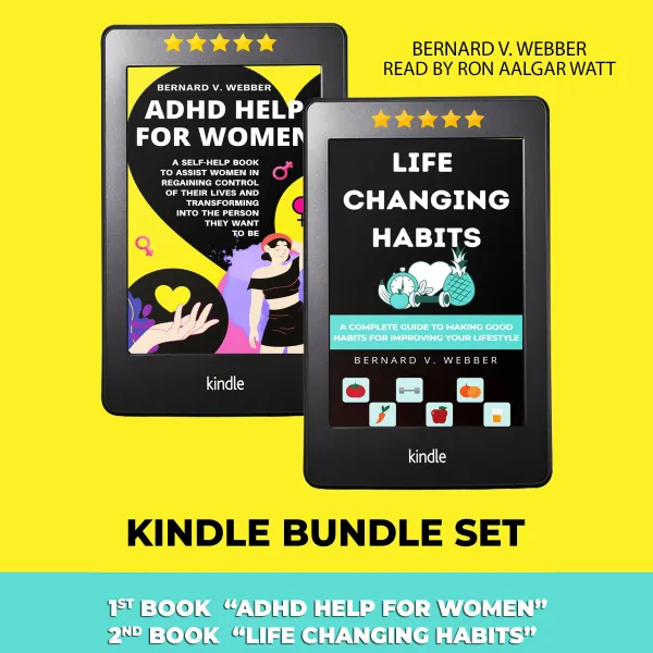 Kindle Bundle Set: ADHD Help For Women & Life Changing Habits :