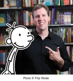 Forfatter: Jeff Kinney, foto: Filip Wolak