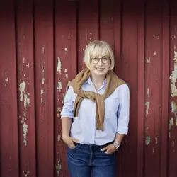 Författare Kristina Ohlsson, foto av Anna-Lena Lundqvist